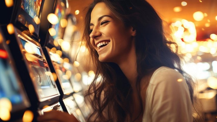 Dashboard permainan Lucky Neko menunjukkan saldo, histori kemenangan, dan kontrol taruhan